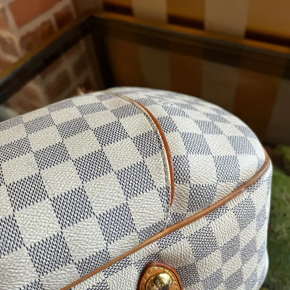 LOUIS VUITTON Galliera GM Damier Azur Canvas Hobo Bag